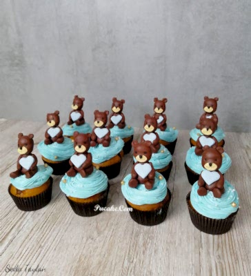 Ayicik-Figurlu-Cupcake
