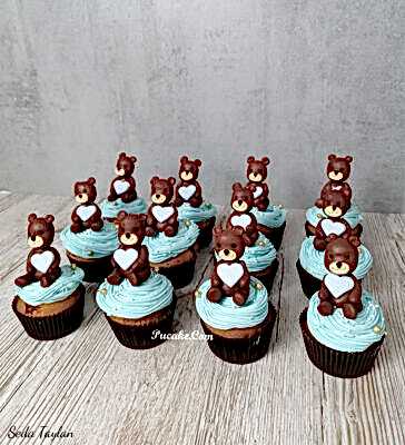 Ayicik-Figurlu-Cupcake