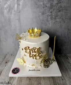 Bride Taçlı Pasta