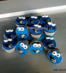 Kurabiye Canavarı Cupcake