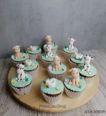 Hayvan Figürlü Cupcake