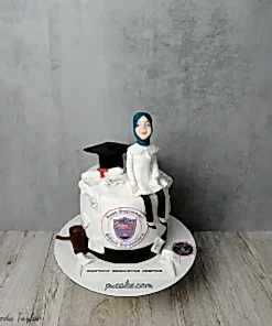 Hukuk Temalı Mezuniyet Pastası