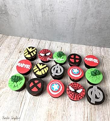 super-kahramanlar-cupcake