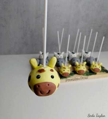 Zürafa Cakepops